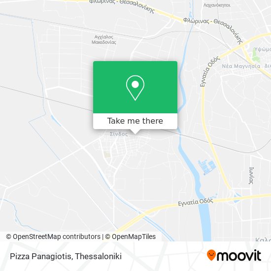 Pizza Panagiotis map