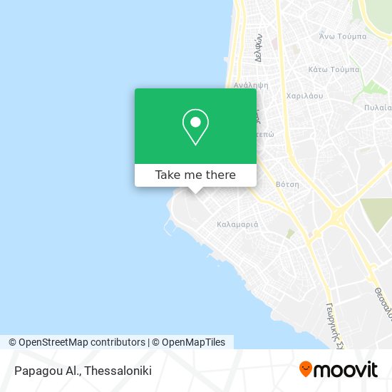 Papagou Al. map