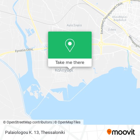 Palaiologou K. 13 map