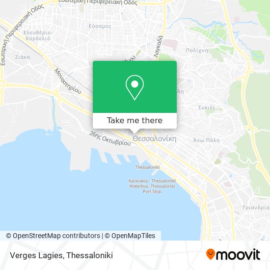 Verges Lagies map