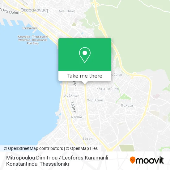 Mitropoulou Dimitriou / Leoforos Karamanli Konstantinou map