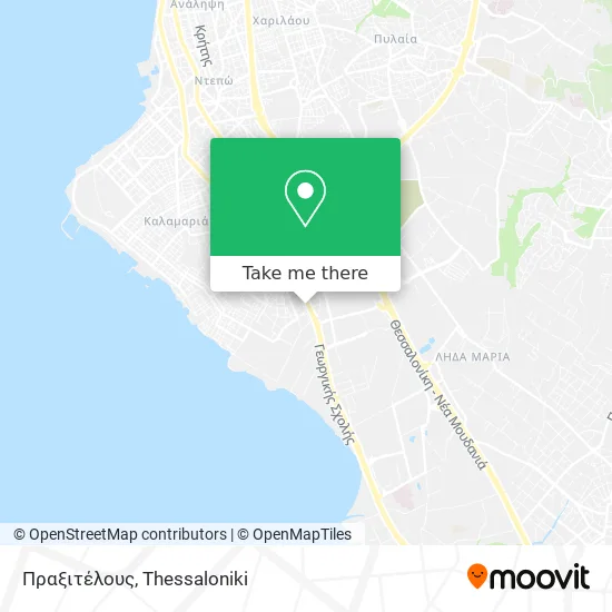 Πραξιτέλους map