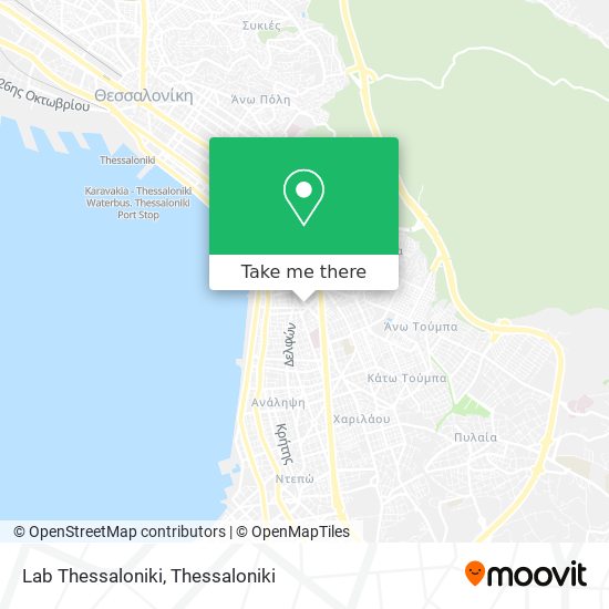 Lab Thessaloniki map
