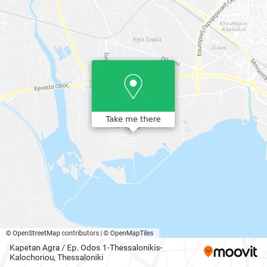 Kapetan Agra / Ep. Odos 1-Thessalonikis-Kalochoriou map