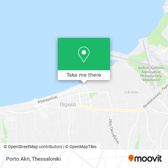 Porto Akri map