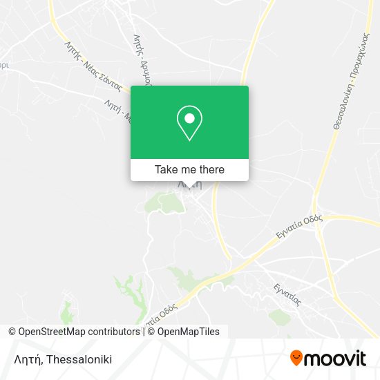 Λητή map