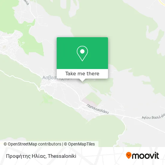 Προφήτης Ηλίας map