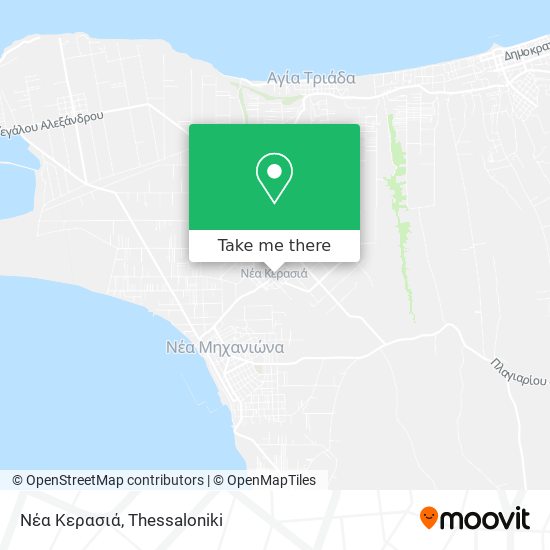 Νέα Κερασιά map