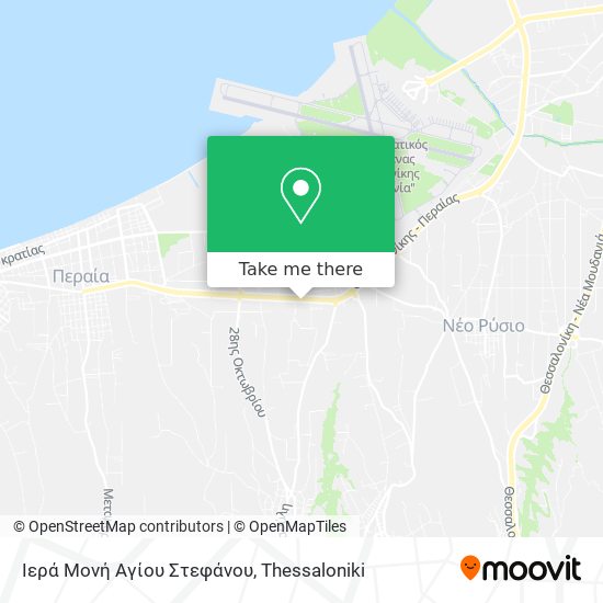 Ιερά Μονή Αγίου Στεφάνου map