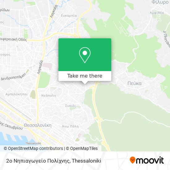 2ο Νηπιαγωγείο Πολίχνης map