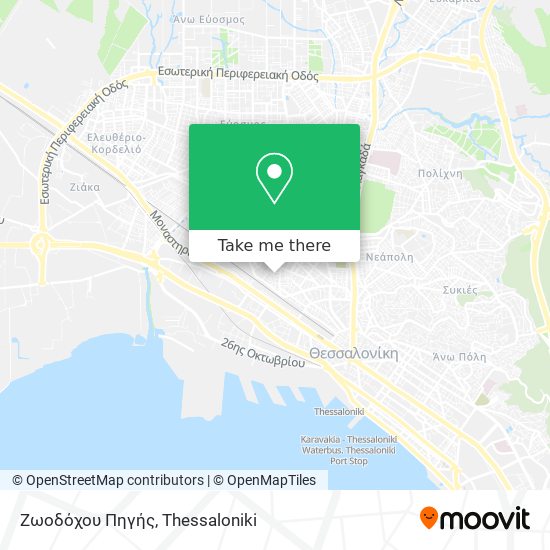 Ζωοδόχου Πηγής map