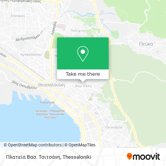 Πλατεία Βασ. Τσιτσάνη map