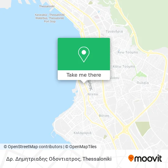Δρ. Δημητριαδης Οδοντιατρος map