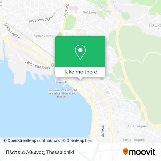 Πλατεία Άθωνος map