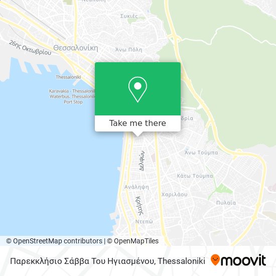 Παρεκκλήσιο Σάββα Του Ηγιασμένου map