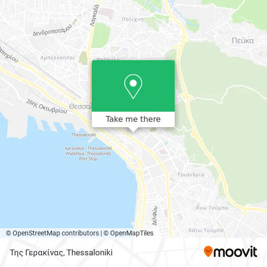 Της Γερακίνας map