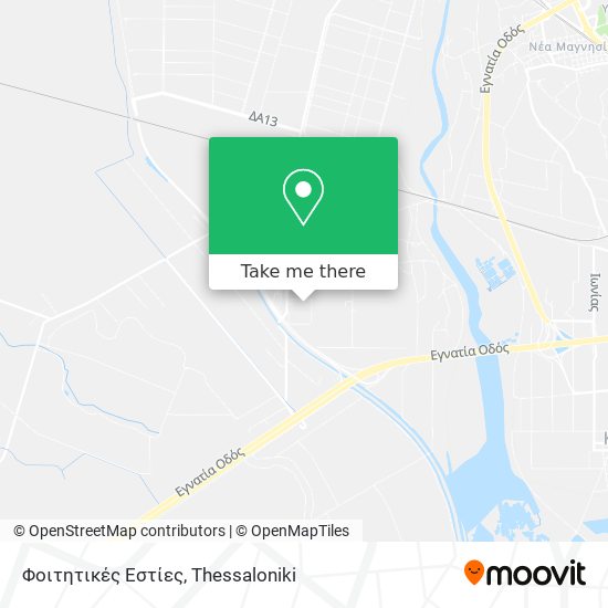 Φοιτητικές Εστίες map