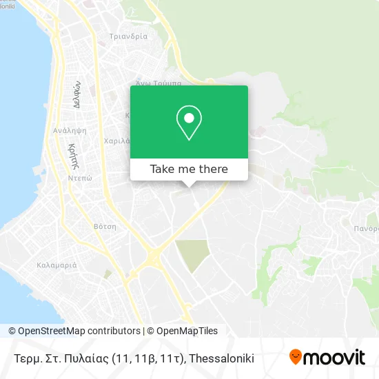 Τερμ. Στ. Πυλαίας (11, 11β, 11τ) map