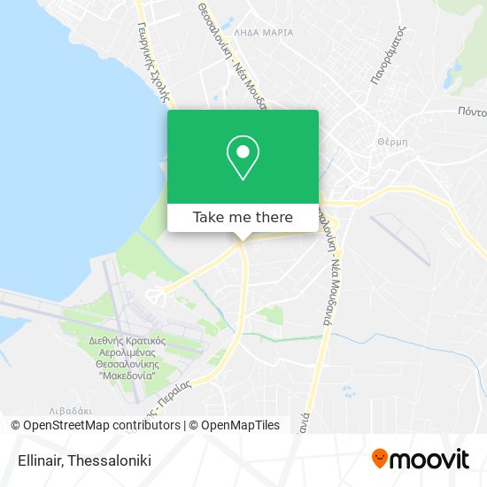 Ellinair map