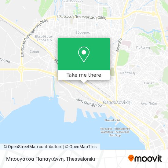 Μπουγάτσα Παπαγιάννη map