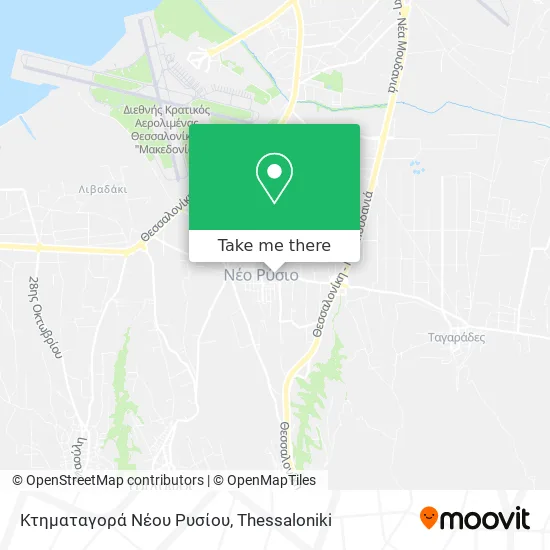 Κτηματαγορά Νέου Ρυσίου map