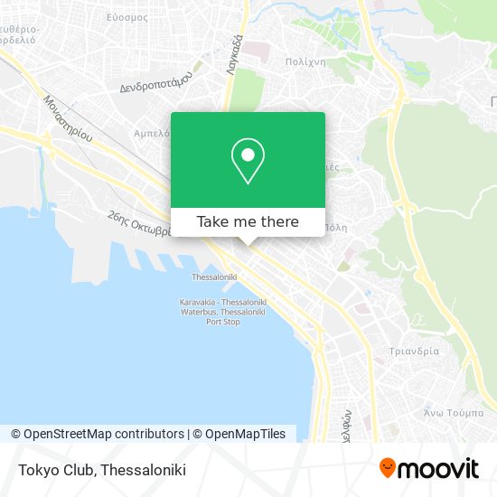Tokyo Club map
