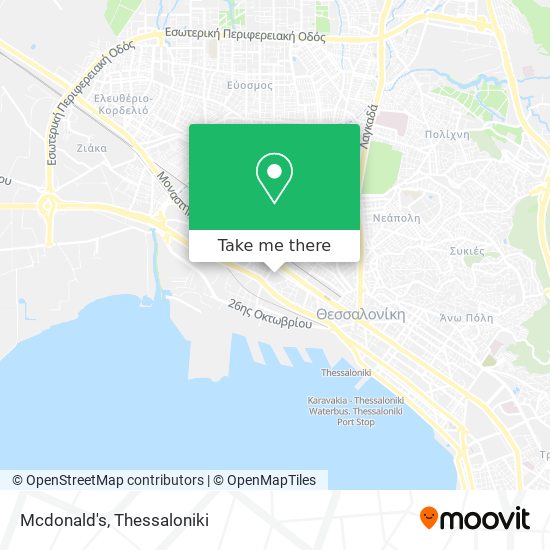 Mcdonald's map