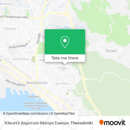 Κλειστό Δημοτικό Θέατρο Συκεών map