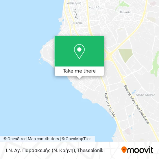 Ι.Ν. Αγ. Παρασκευής (Ν. Κρήνη) map