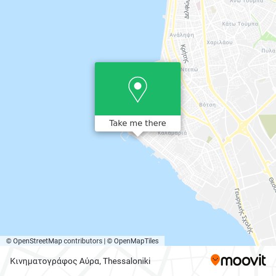 Κινηματογράφος Αύρα map