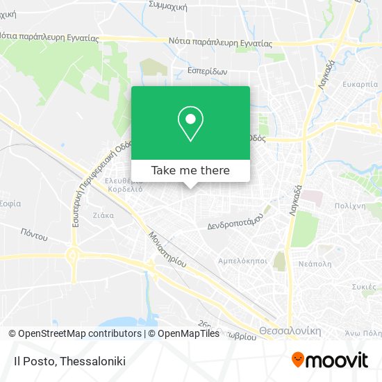 Il Posto map