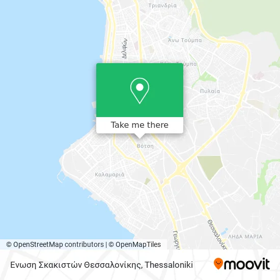 Ένωση Σκακιστών Θεσσαλονίκης map