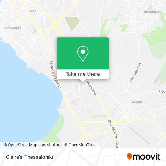 Claire's map
