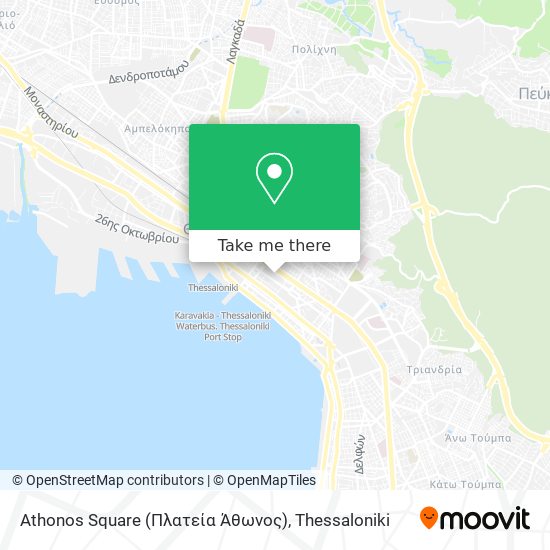 Athonos Square (Πλατεία Άθωνος) map