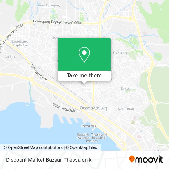 Discount Market Bazaar map