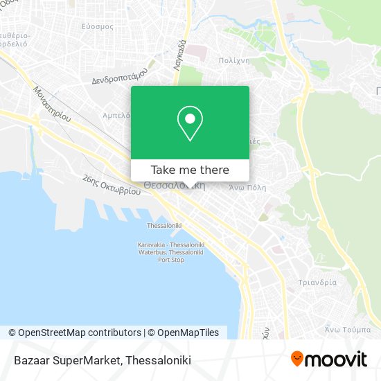 Bazaar SuperMarket map