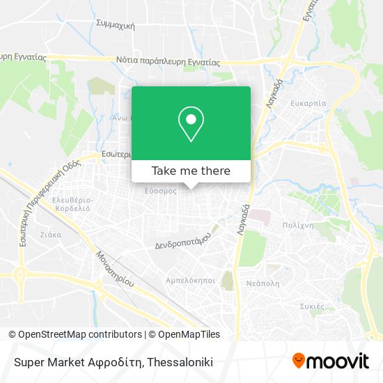 Super Market Αφροδίτη map