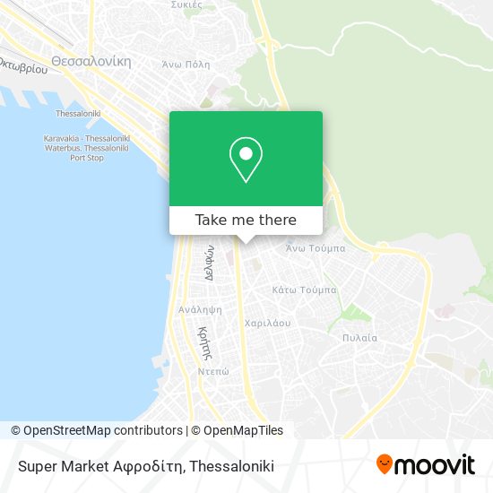 Super Market Αφροδίτη map