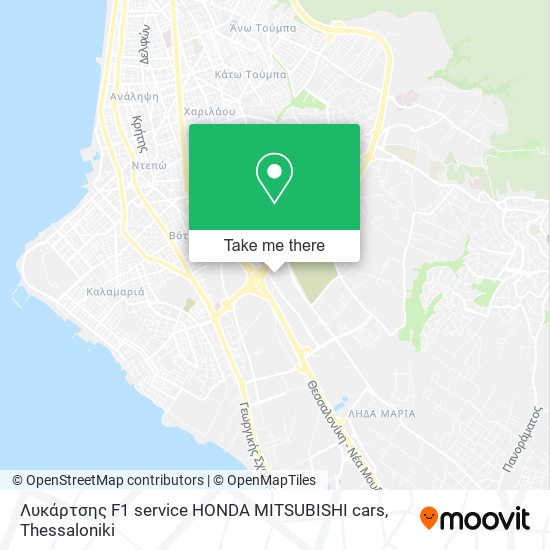 Λυκάρτσης F1 service HONDA MITSUBISHI cars map