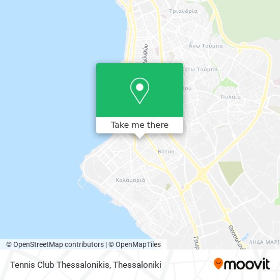 Tennis Club Thessalonikis map