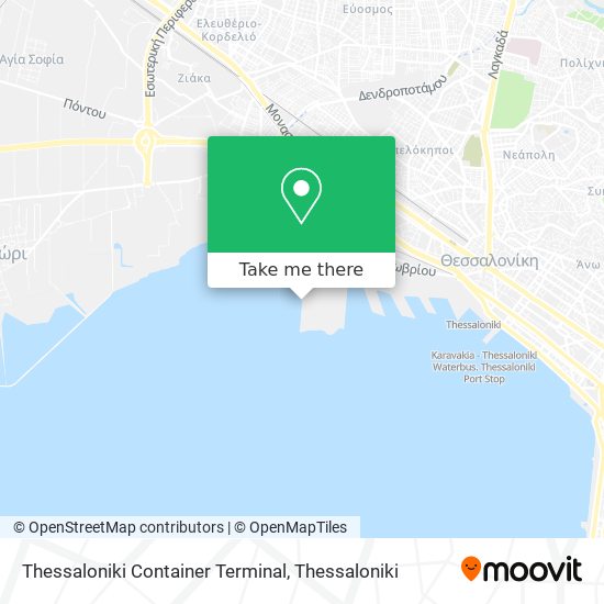 Thessaloniki Container Terminal map