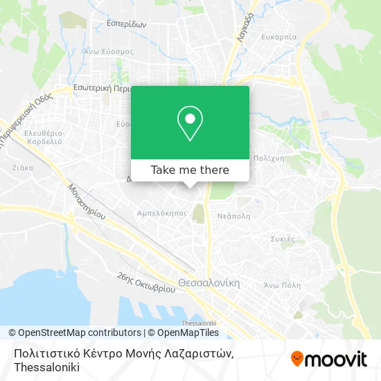 Πολιτιστικό Κέντρο Μονής Λαζαριστών map