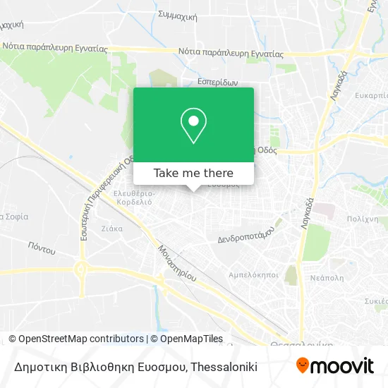 Δημοτικη Βιβλιοθηκη Ευοσμου map