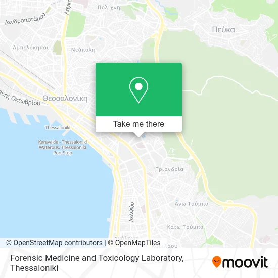 Forensic Medicine and Toxicology Laboratory map