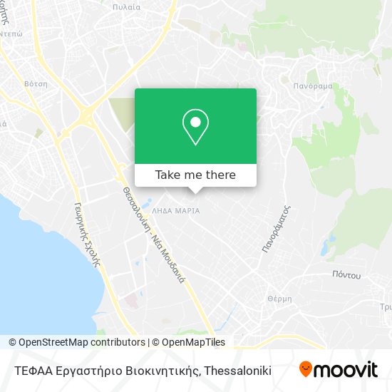 ΤΕΦΑΑ Εργαστήριο Βιοκινητικής map