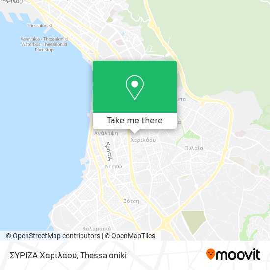 ΣΥΡΙΖΑ Χαριλάου map