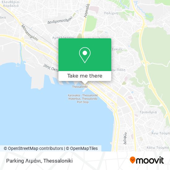 Parking Λιμάνι map