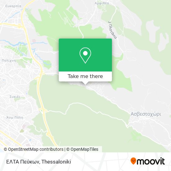 ΕΛΤΑ Πεύκων map