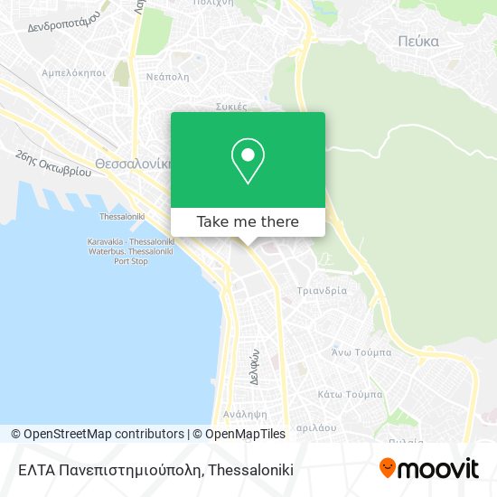 ΕΛΤΑ Πανεπιστημιούπολη map