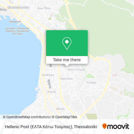 Hellenic Post (ΕΛΤΑ Κάτω Τούμπας) map